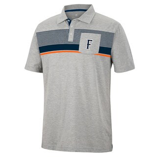 Striped Fullerton Polo - Grey Heather